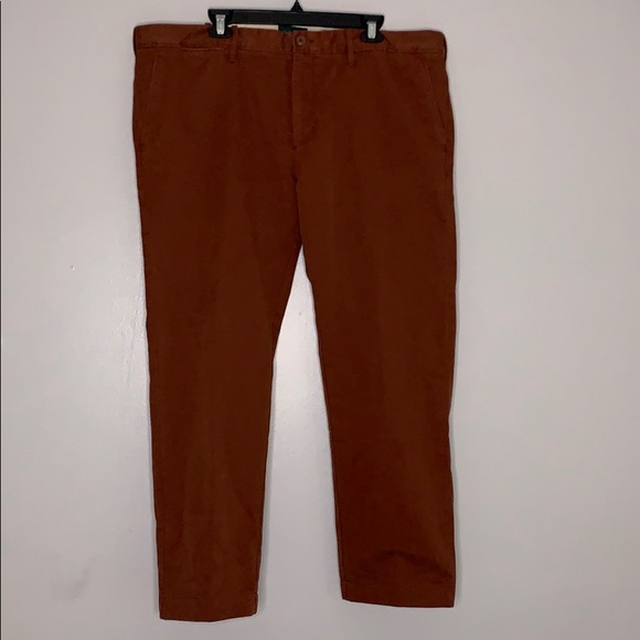 J Crew Always Red Oarsman Pants 484 Slim 40 / 30 - Picture 2 of 8